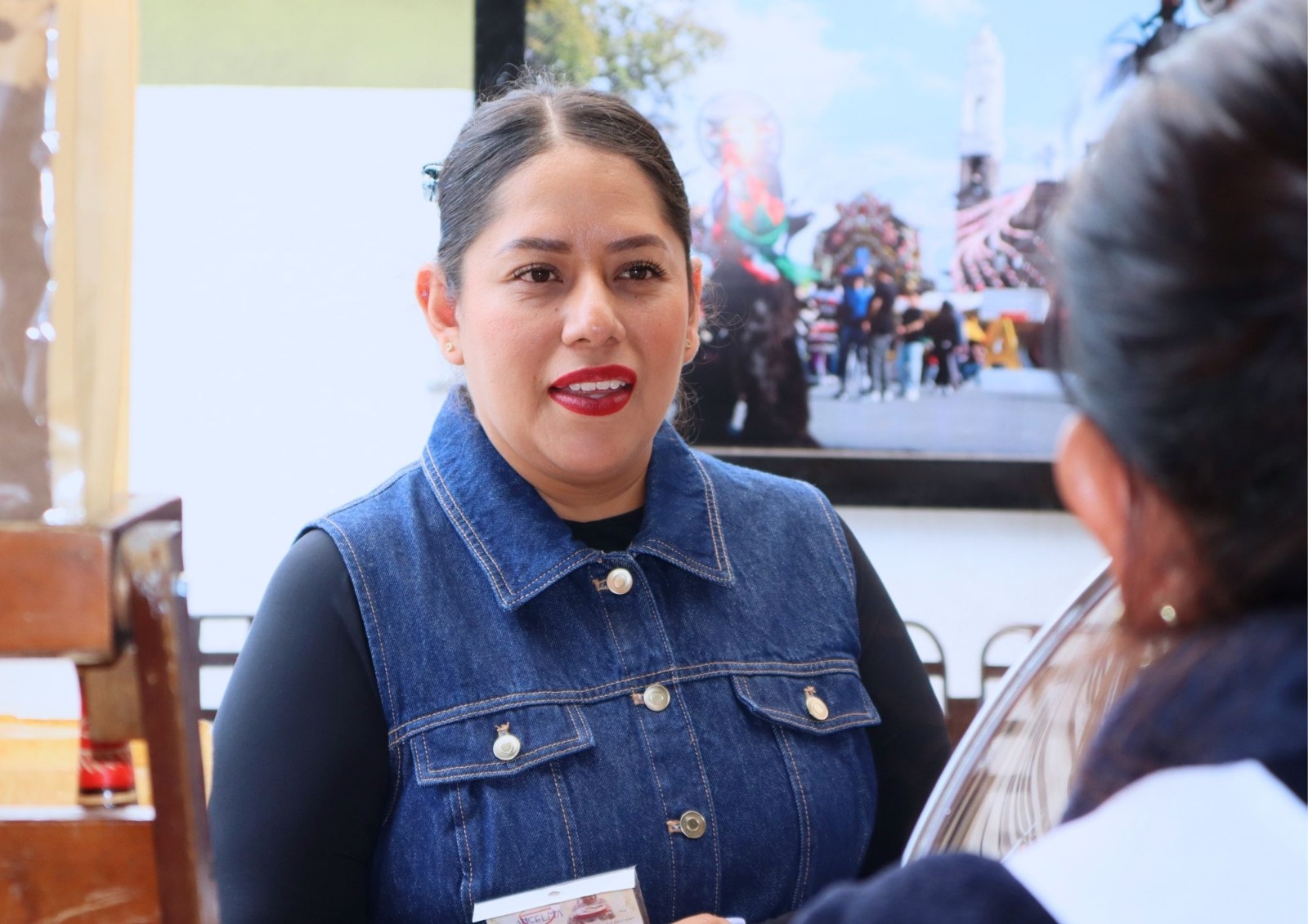 Sandra Cortés fortalece el diálogo ciudadano con distintos sectores de Zacatelco